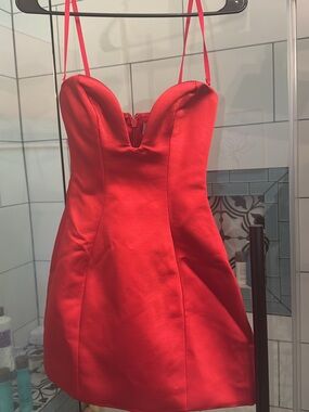 Red Oh, Polly Mini Dress